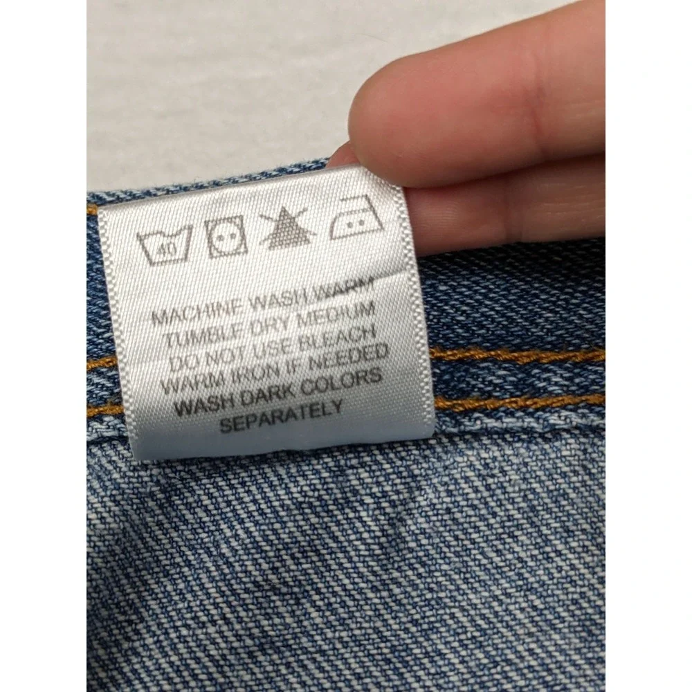 Key Mens Blue Denim Jeans Size 40 X 32 Cotton Blend